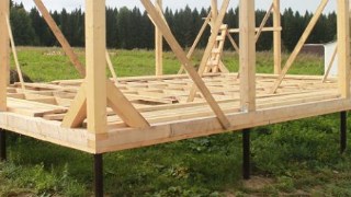 Сарай на винтовых сваях или хозблок на сваях Петергоф цена от 2532 руб. / шт.